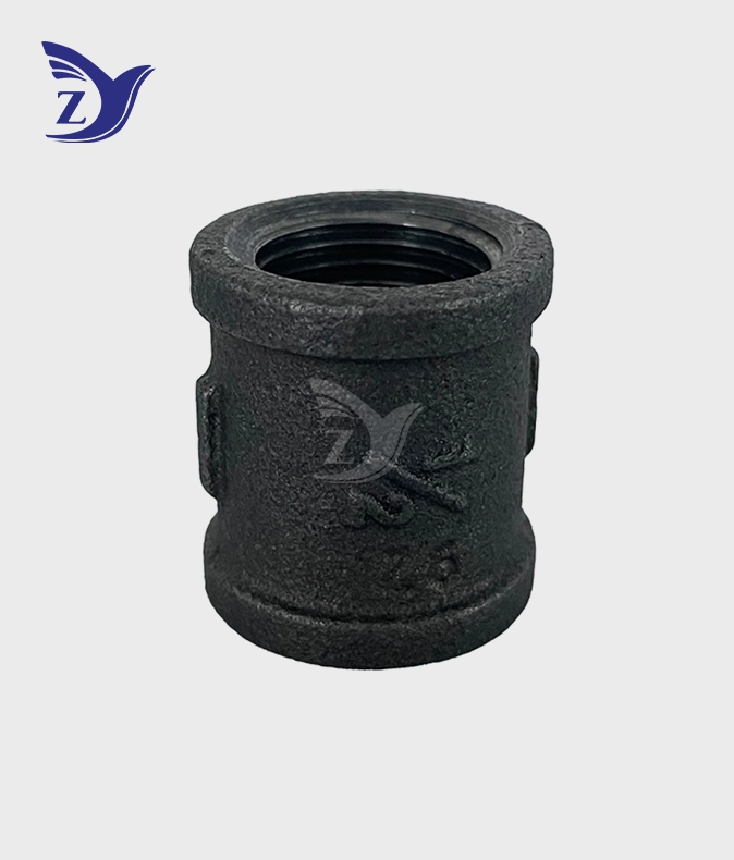 NPT Black Square Face Coupling Pipe Fittings
