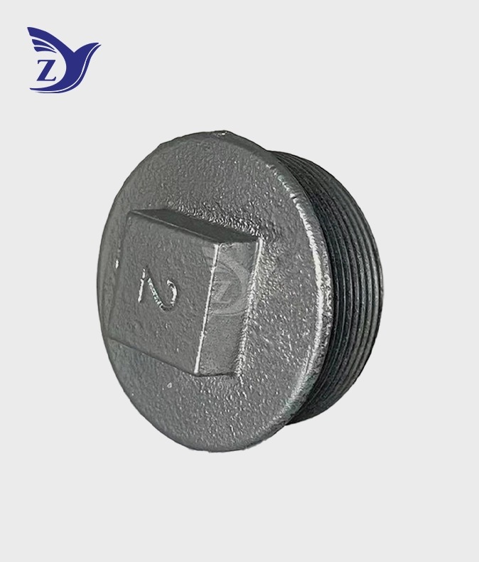 NPT Galvanized Flanged Pipe Plug Pipe Fittings