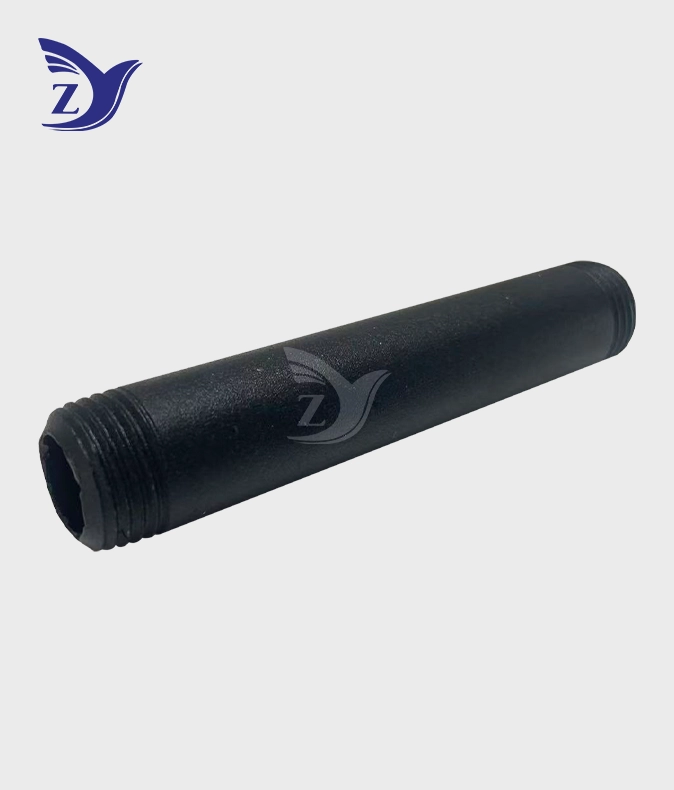 Carbon Steel Pipe Male Threaded Fittings Black Oxide Treated