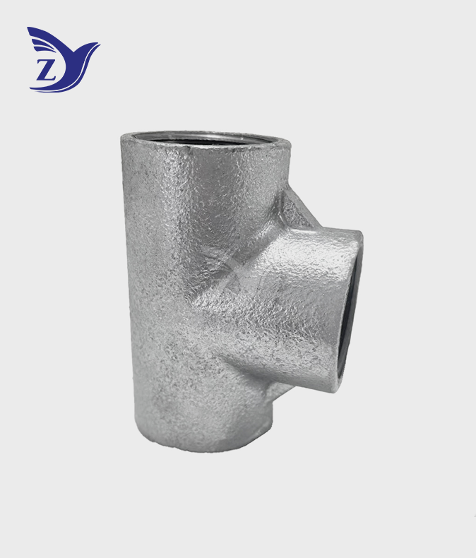 No Hub Hot Dip Galvanized Straight Tee Pipe Fitting